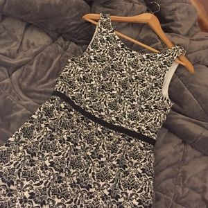 LOFT black/white dress💥final price💥