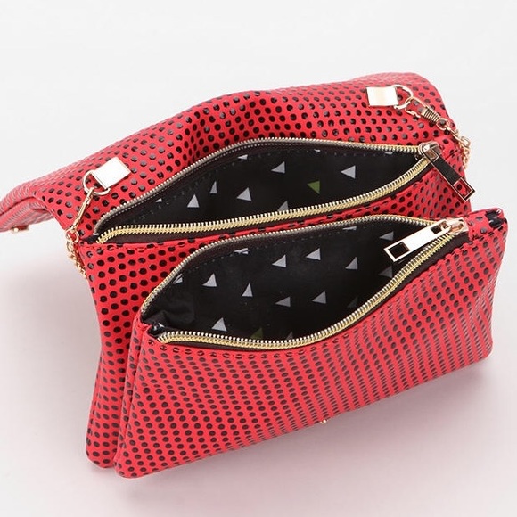 Kimchi Blue Dotted Cross Body Clutch - Picture 2 of 4