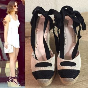 Coach wedge espadrilles