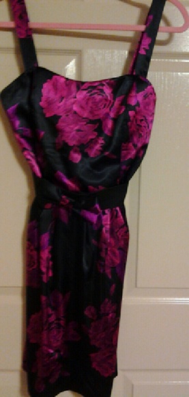 Black Silk Dress