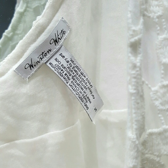 π BNWOT Winston White romper/Planet Blue π - Picture 2 of 4