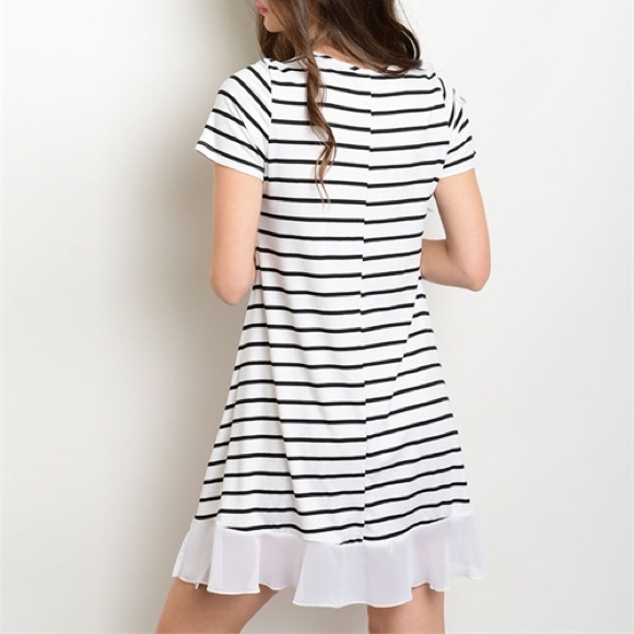 black/white stripe tunic/dress! Last ONE! - Picture 2 of 4