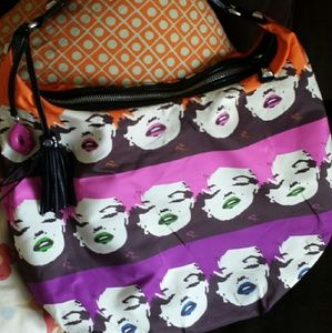 Like new RARE Betsey Johnson Warhol Marilyn hobo