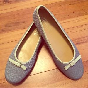 Coach Monogram Ballet Flats