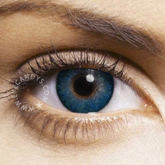 True Sapphire colored lenses