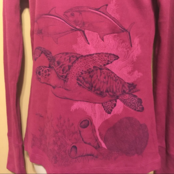 Guy Harvey thermal long sleeve t- shirt - Picture 2 of 3