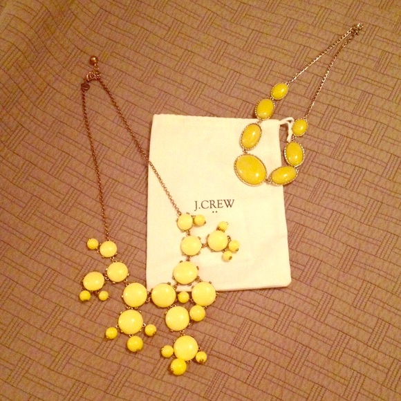 [Bundle J Crew and Lauren Conrad] yellow necklaces