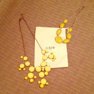 [Bundle J Crew and Lauren Conrad] yellow necklaces