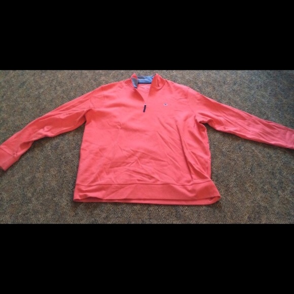 Vineyard Vines Coral Pullover Shep Shirt