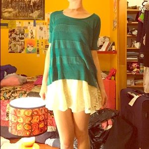 Green Striped Shirt