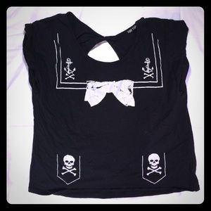 Punk Sailor Open Back Shirt