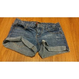 Denim shorts