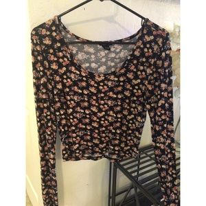 Floral crop top