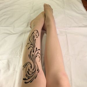 Fair Skin Toned Design Tights