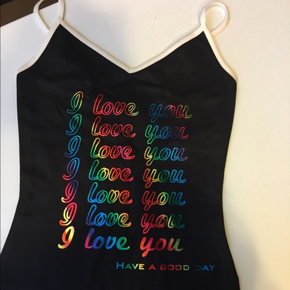 I LOVE YOU Leotard 😋🌈💜 - Picture 2 of 3