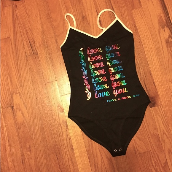I LOVE YOU Leotard 😋🌈💜 - Picture 3 of 3