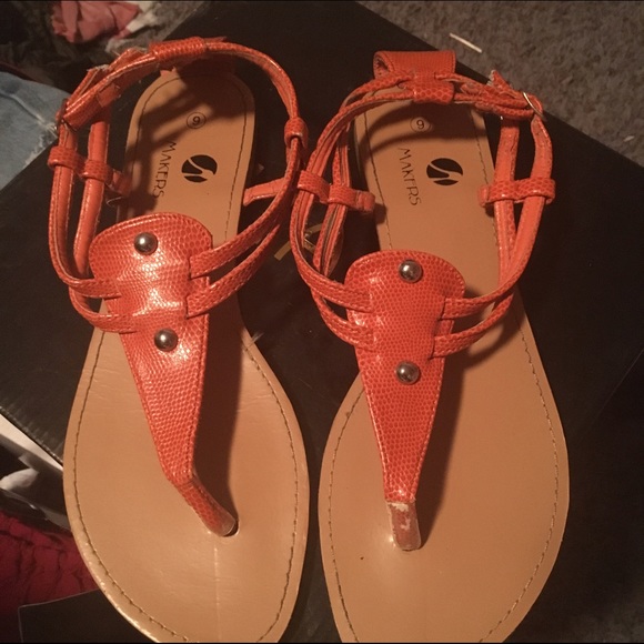 ❌SOLD❌Orange sandals