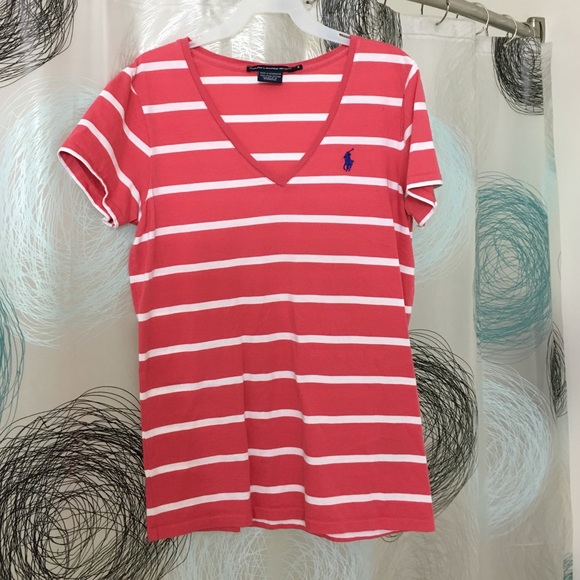 ⬇️ PRICE DROP: Ralph Lauren Sport Peach Tee ❤️