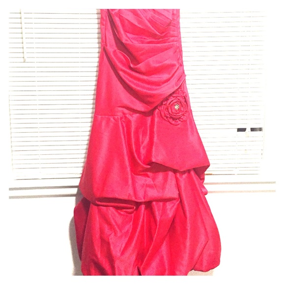 Red prom dress size 14/15