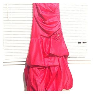 Red prom dress size 14/15