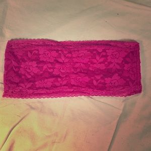 Pink Lace Bandeau