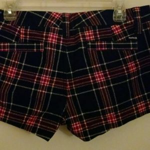 Corduroy red,white and blue shorts