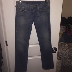 True religion straight leg jeans