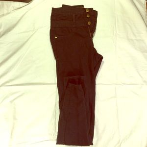 Black High Waisted Skinny Jeans