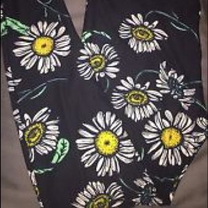 LuLaRoe OS One Size Daisy Floral Leggings