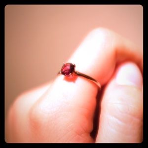 Garnet ring