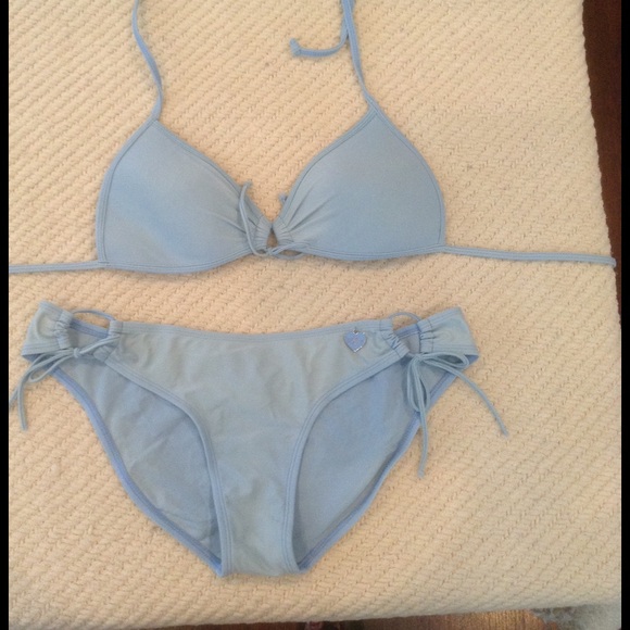Baby blue bikini