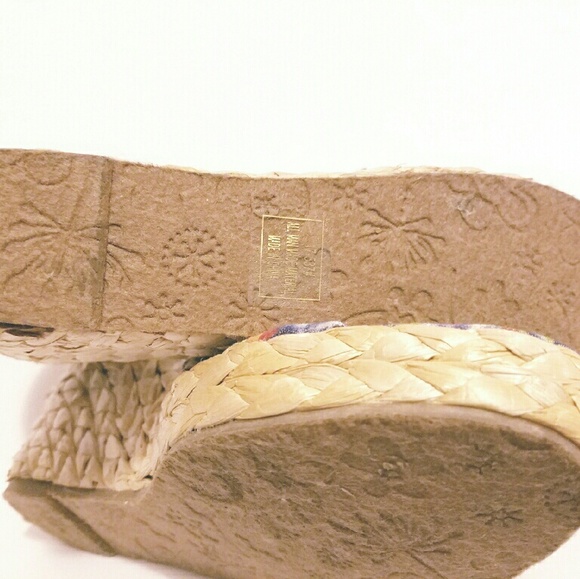 Bucco Capensis Wedges Floral Strappy Sexy Sandles - Picture 2 of 3