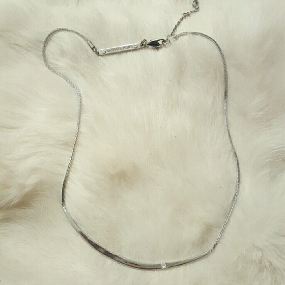 Silver Michael kors necklace