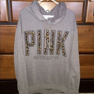Victoria's Secret PINK cheetah hoodie