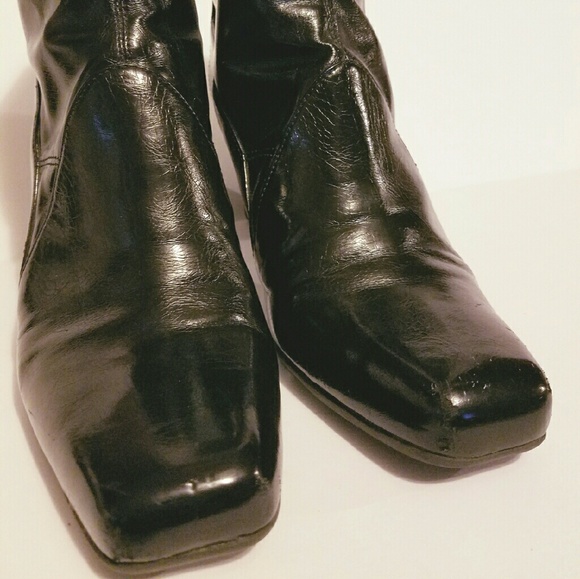 Franco Sarto 9M High Heels Ankle Boots in Black - Picture 4 of 4