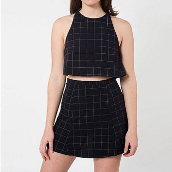 AA Lulu Black Grid Set in M