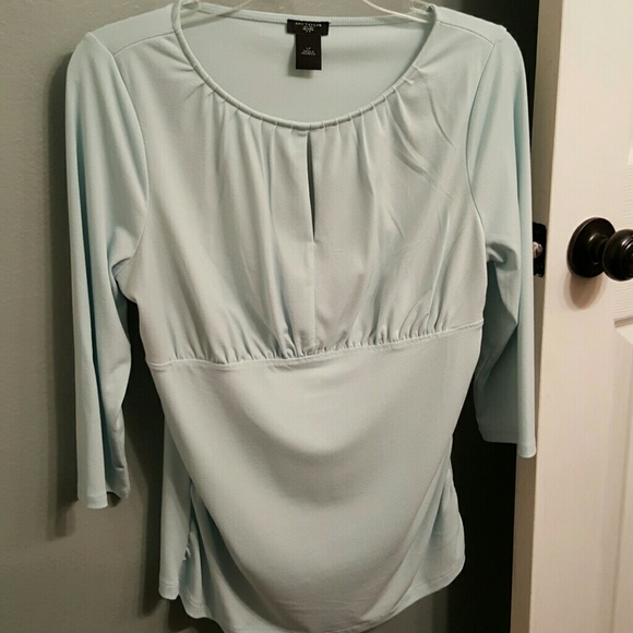 Pale blue blouse
