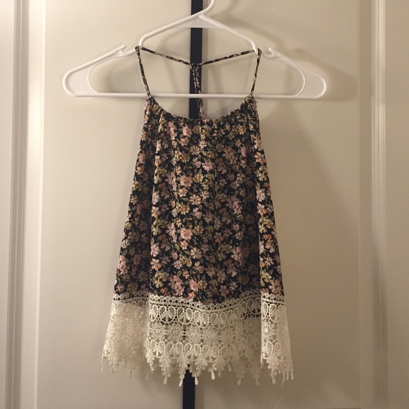 Flower flowy crop top🌺