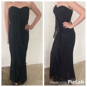 Jessica McClintock (Gunne Sax) Sz 7 strapless gown