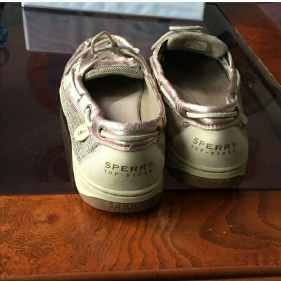 Pink metallic Sperry Top-Siders
