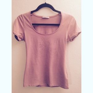 Burberry stretch dusty pink T shirt