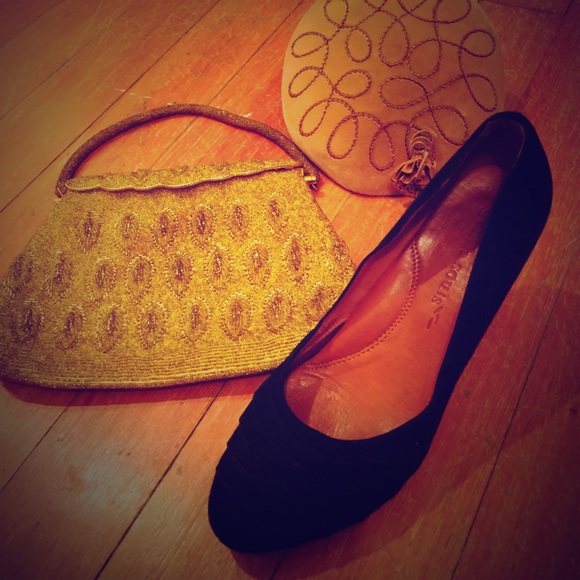 Gentle Souls Black Remcology Suede Pumps