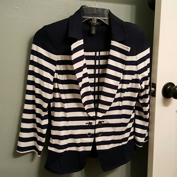 Cotton striped jacket