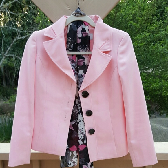 Beautiful Pink Jacket with Scarf