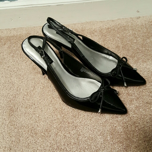 ONE DAY SALE  Black sling back shoes