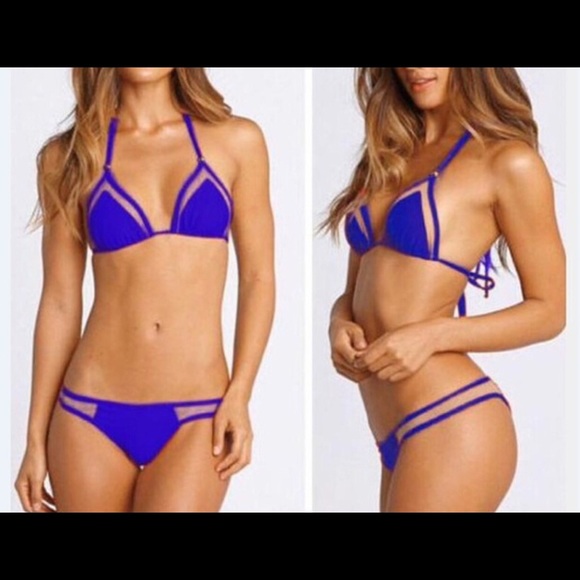Royal blue bikini