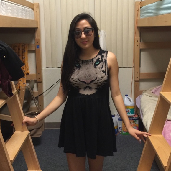 Tiger skater dress