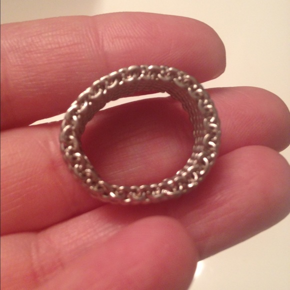 🚫Sold🚫 Mesh Silver Ring - Picture 3 of 3