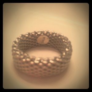 🚫Sold🚫 Mesh Silver Ring