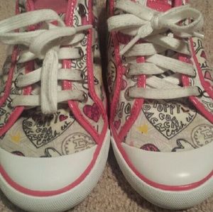 Coach poppy graffiti 6.5 tennis shoes